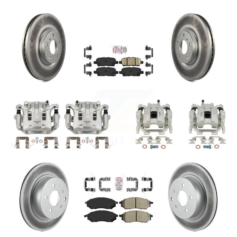 Transit Auto KCG-102733N Disc Brake Kit for 2008-2012 INFINITI EX35 - Front and Rear product image