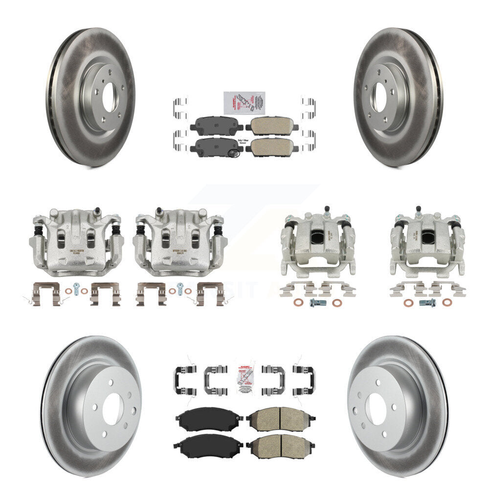 Transit Auto KCG-102735N Disc Brake Kit for 2008-2012 INFINITI EX35 - Front and Rear product image
