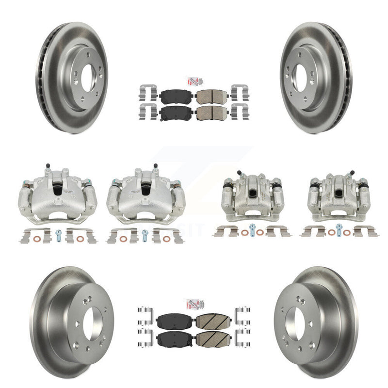 Transit Auto KCG-102747N Disc Brake Kit for 2010-2013 Kia Forte5, Kia Forte, Kia Forte Koup - Front and Rear product image