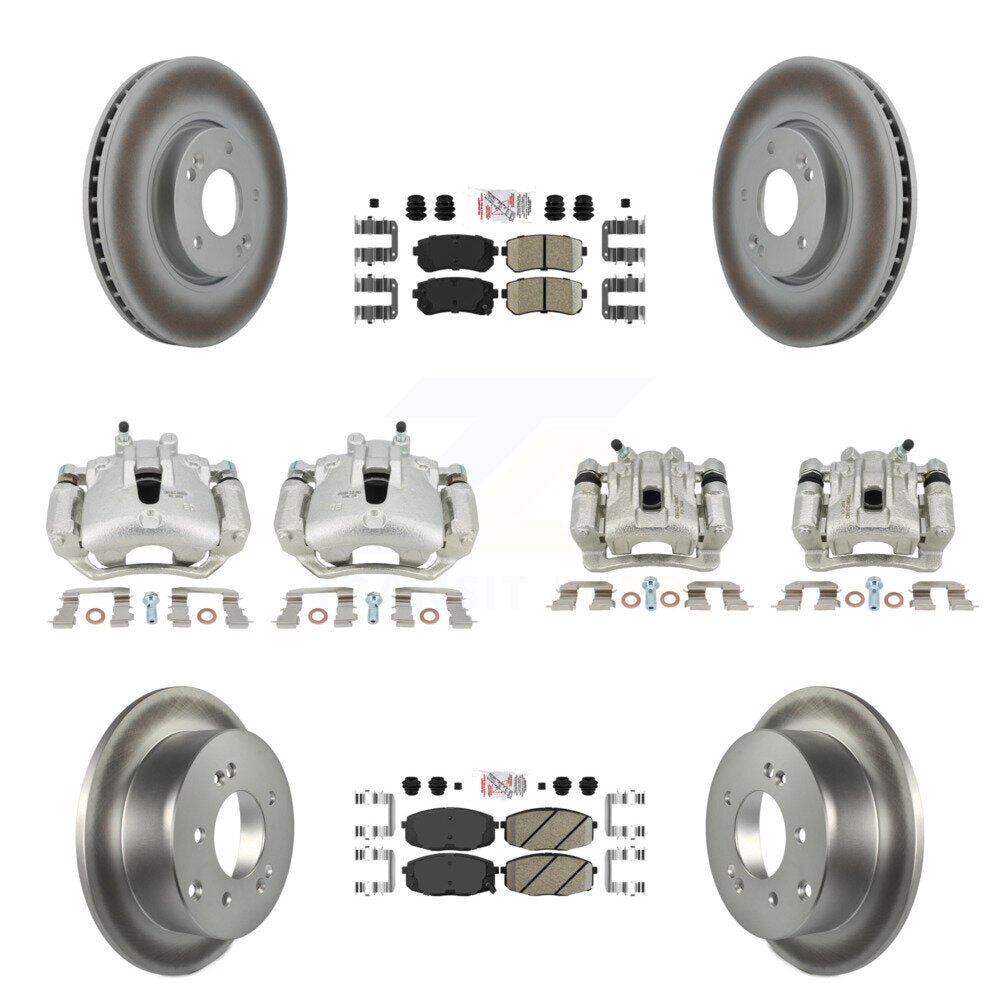 Transit Auto KCG-102750N Disc Brake Kit for 2012-2013 Kia Forte5 - Front and Rear product image