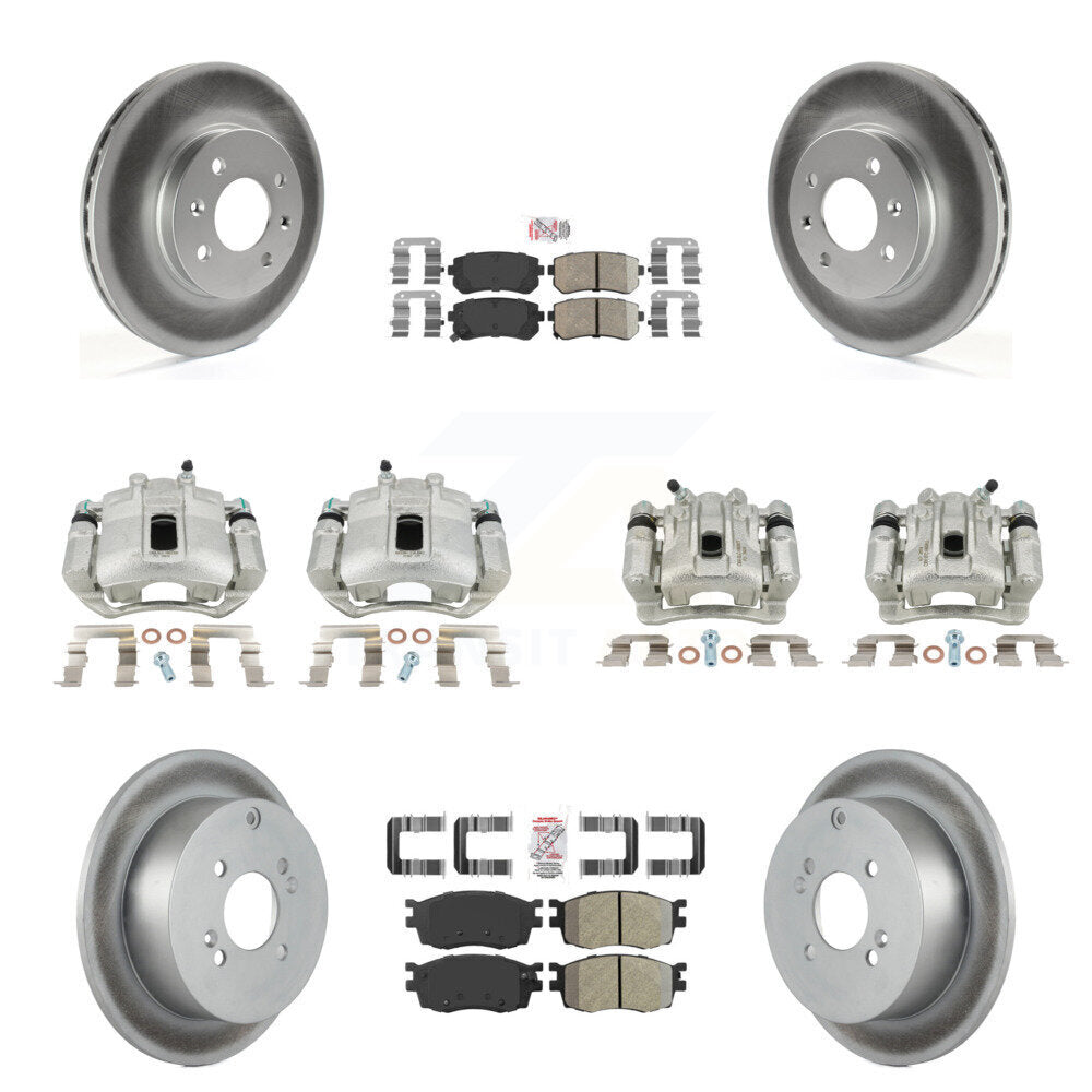 Transit Auto KCG-102754N Disc Brake Kit for 2006-2007 Hyundai Accent, Kia Rio, Kia Rio5 - Front and Rear product image