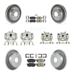 Transit Auto KCG-102754N Disc Brake Kit for 2006-2007 Hyundai Accent, Kia Rio, Kia Rio5 - Front and Rear product image