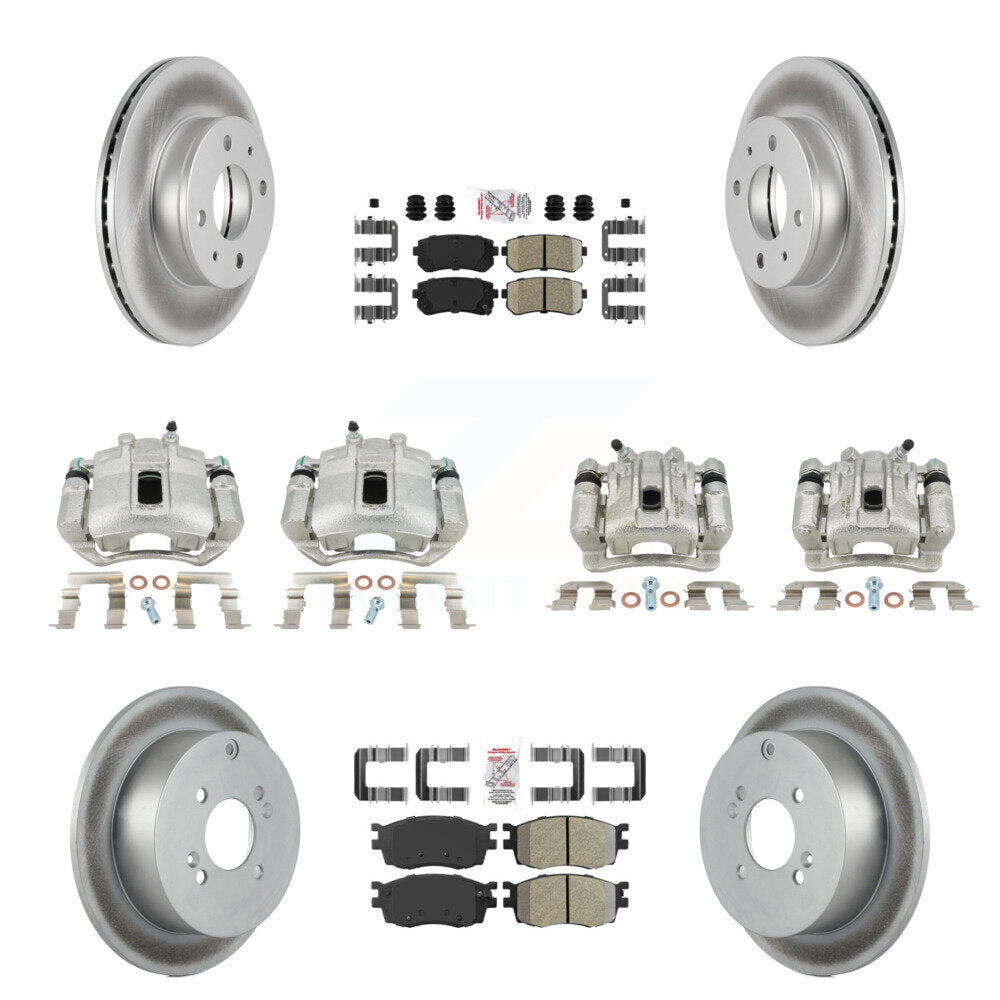 Transit Auto KCG-102755N Disc Brake Kit for 2006 Hyundai Accent - Front and Rear product image