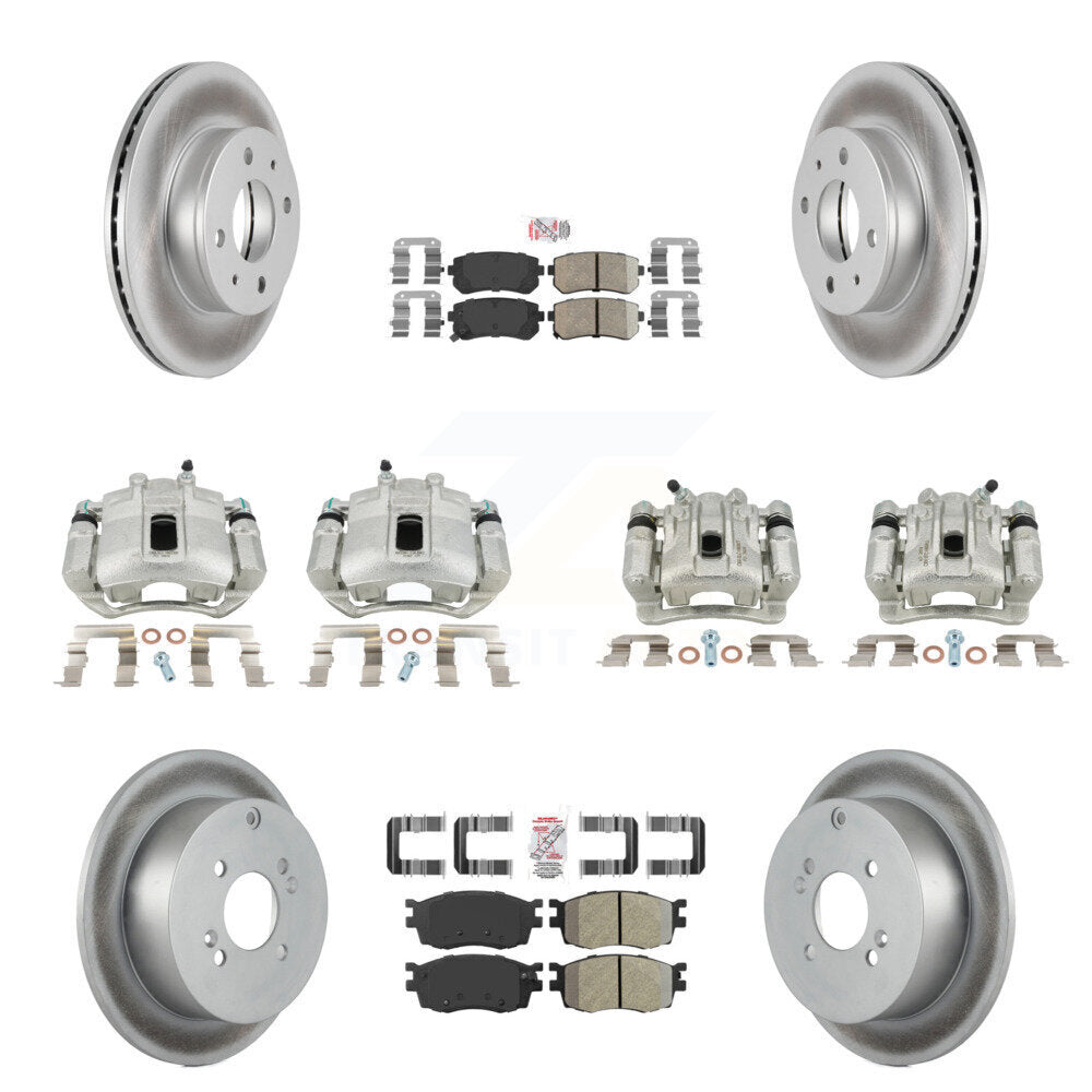 Transit Auto KCG-102756N Disc Brake Kit for 2006 Hyundai Accent - Front and Rear product image
