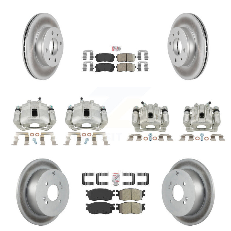 Transit Auto KCG-102756N Disc Brake Kit for 2006 Hyundai Accent - Front and Rear product image
