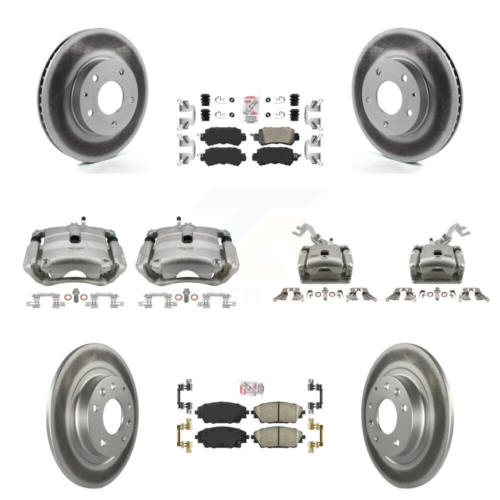 Transit Auto KCG-102758N Disc Brake Kit for 2016-2018 Mazda CX-3 - Front and Rear product image