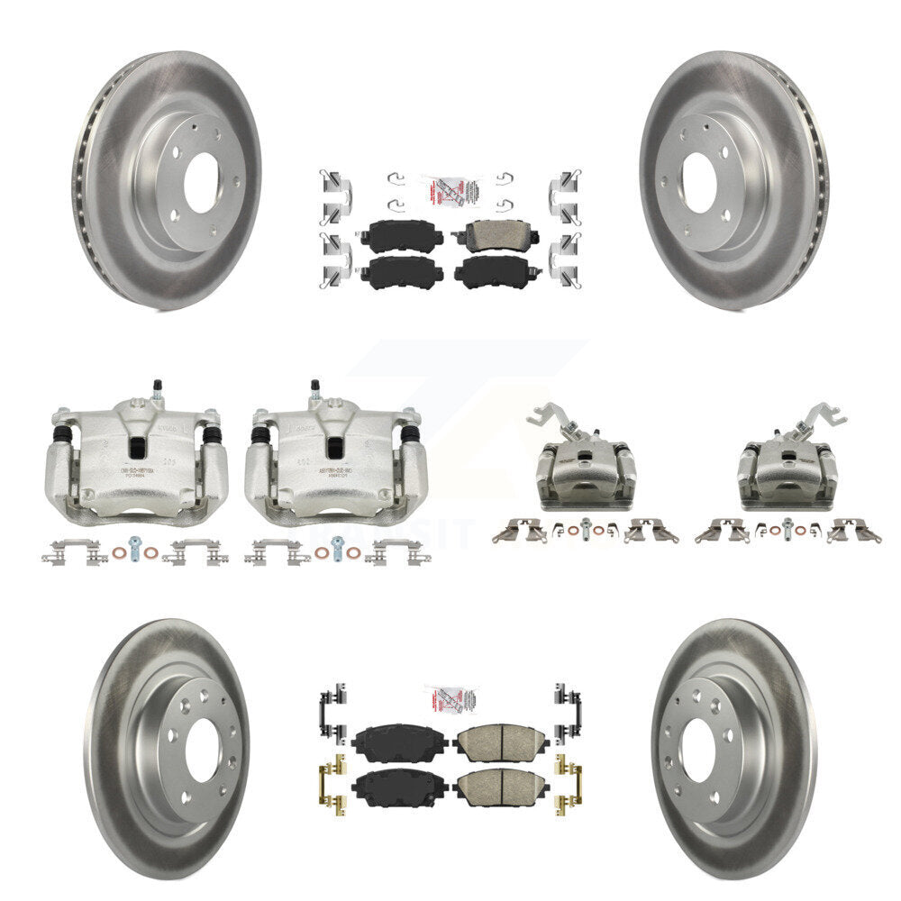 Transit Auto KCG-102759N Disc Brake Kit for 2016-2018 Mazda CX-3 - Front and Rear product image