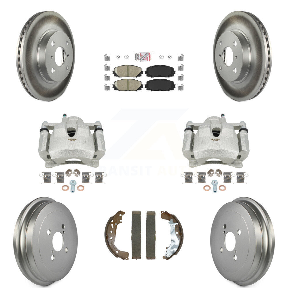 Transit Auto KCG-102767N Disc Brake Kit for 2014-2018 Toyota Yaris - Front and Rear product image