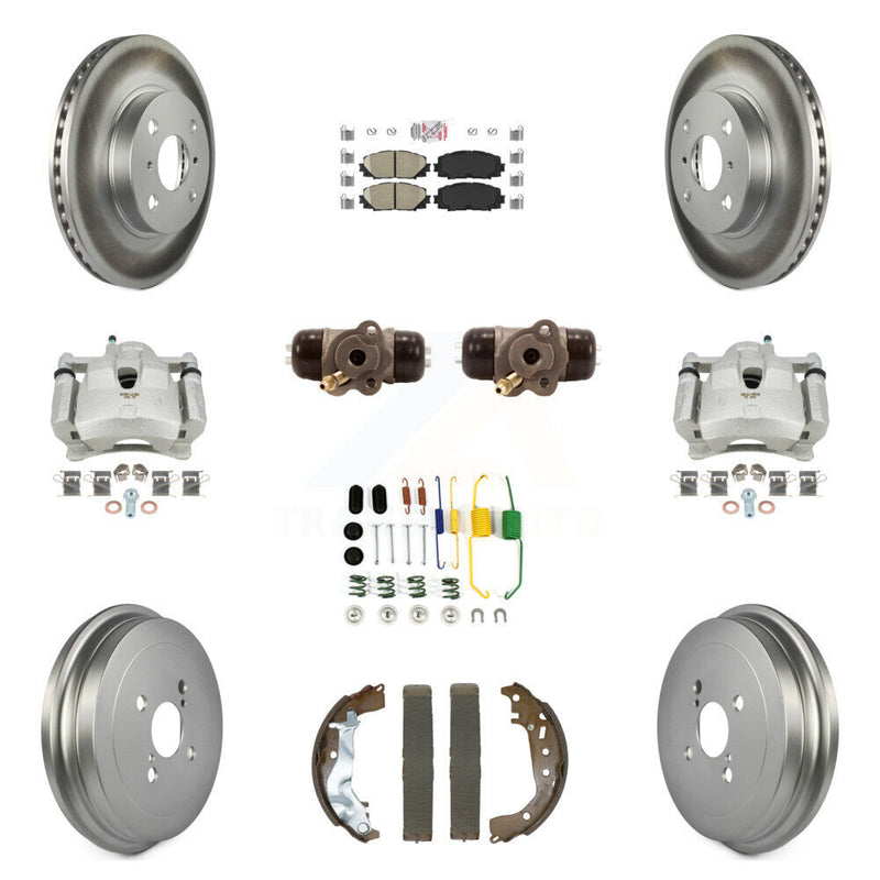 Transit Auto KCG-102770N Disc Brake Kit for 2014-2018 Toyota Yaris - Front and Rear product image