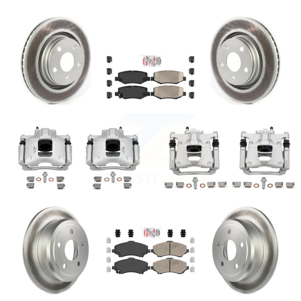 Transit Auto KCG-102805N Disc Brake Kit for 2013-2016 Jeep Wrangler - Front and Rear product image