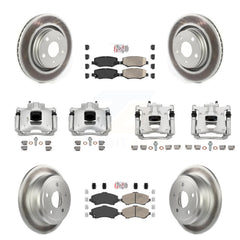 Transit Auto KCG-102805N Disc Brake Kit for 2013-2016 Jeep Wrangler - Front and Rear product image