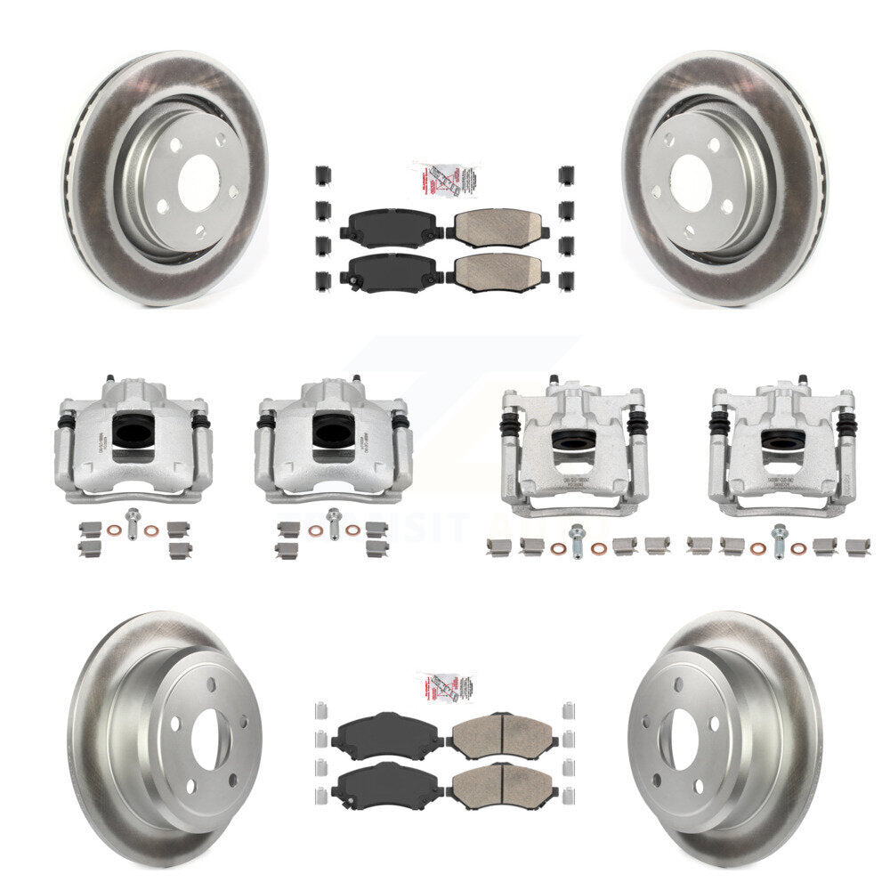 Transit Auto KCG-102806N Disc Brake Kit for 2013-2016 Jeep Wrangler - Front and Rear product image