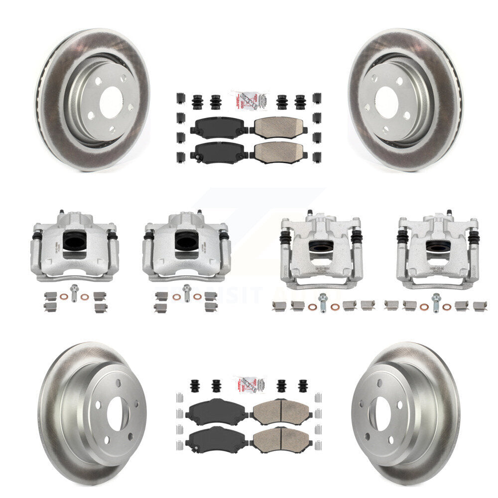 Transit Auto KCG-102807N Disc Brake Kit for 2013-2016 Jeep Wrangler - Front and Rear product image