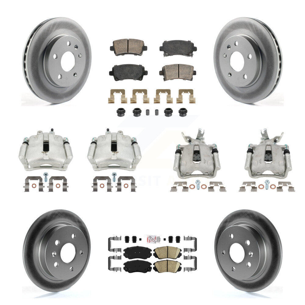 Transit Auto KCG-102829N Disc Brake Kit for 2014-2015 Chevrolet Malibu - Front and Rear product image