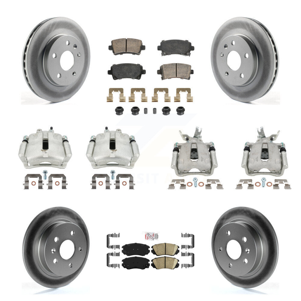 Transit Auto KCG-102830N Disc Brake Kit for 2014-2015 Chevrolet Malibu - Front and Rear product image