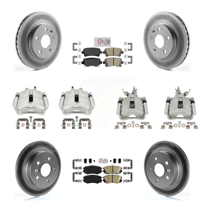 Transit Auto KCG-102831N Disc Brake Kit for 2014-2015 Chevrolet Malibu - Front and Rear product image