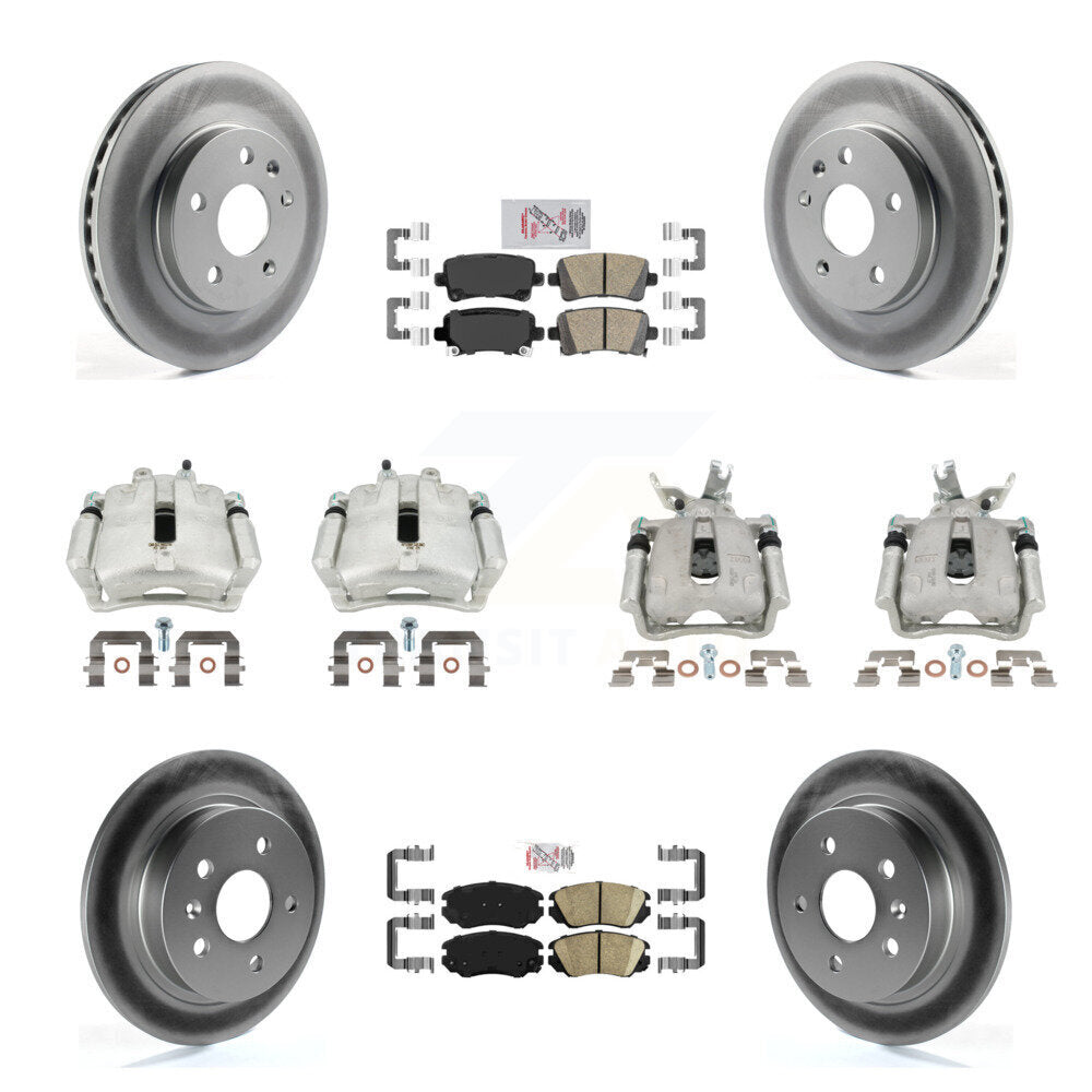 Transit Auto KCG-102832N Disc Brake Kit for 2014-2015 Chevrolet Malibu - Front and Rear product image