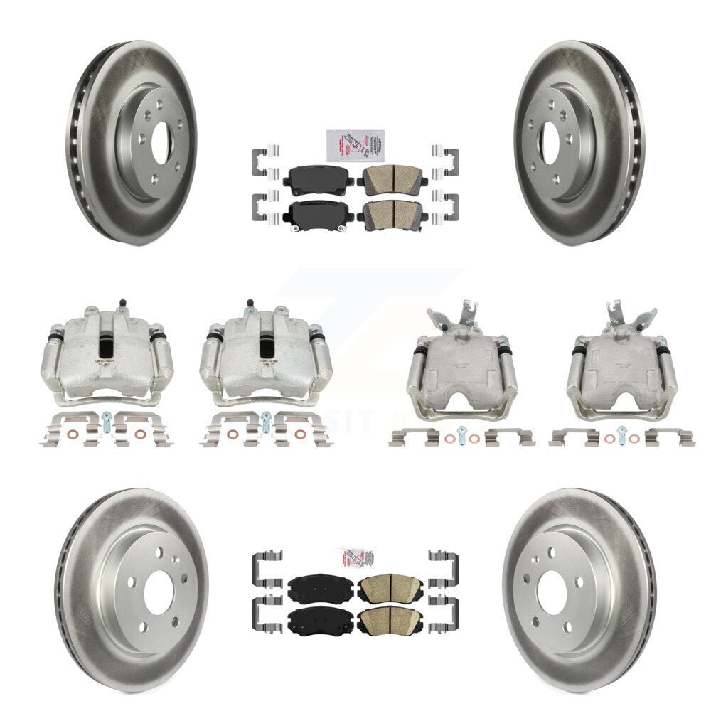 Transit Auto KCG-102836N Disc Brake Kit for 2014-2015 Chevrolet Malibu - Front and Rear product image