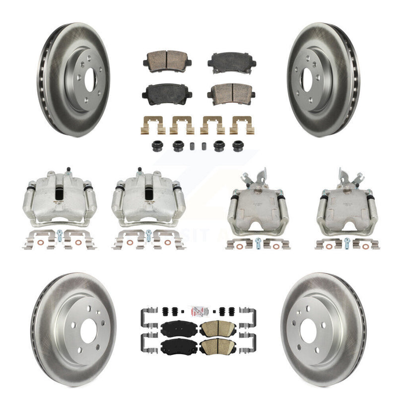Transit Auto KCG-102837N Disc Brake Kit for 2013 Chevrolet Malibu - Front and Rear product image