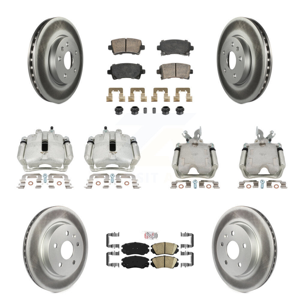 Transit Auto KCG-102838N Disc Brake Kit for 2013 Chevrolet Malibu - Front and Rear product image