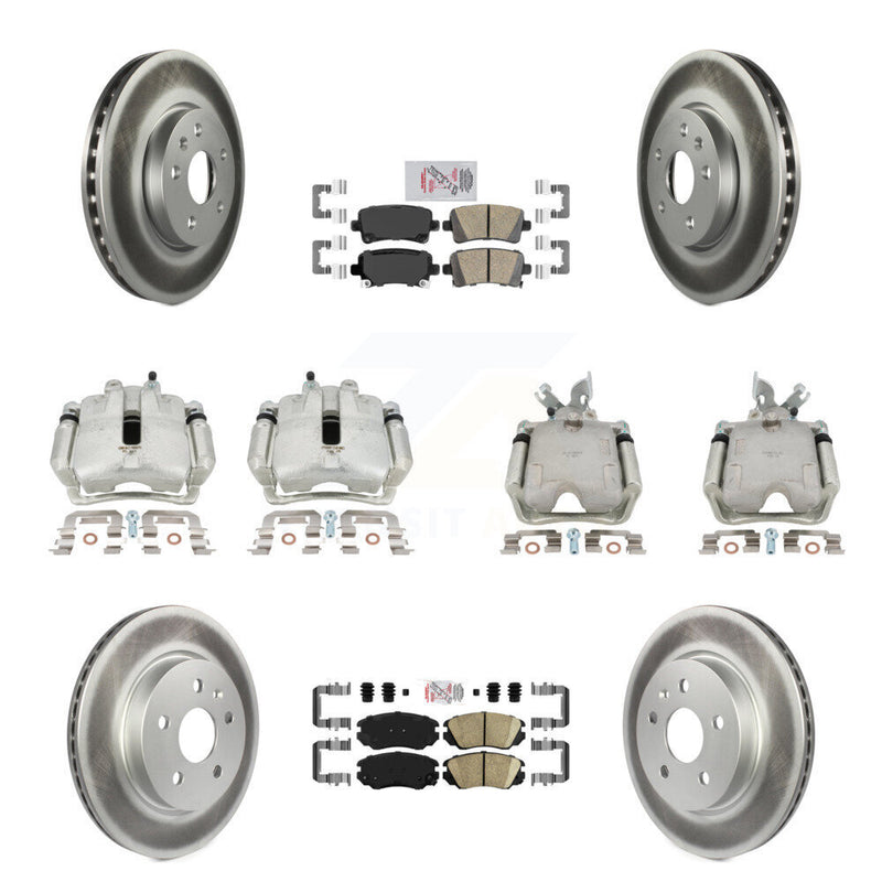 Transit Auto KCG-102839N Disc Brake Kit for 2013 Chevrolet Malibu - Front and Rear product image