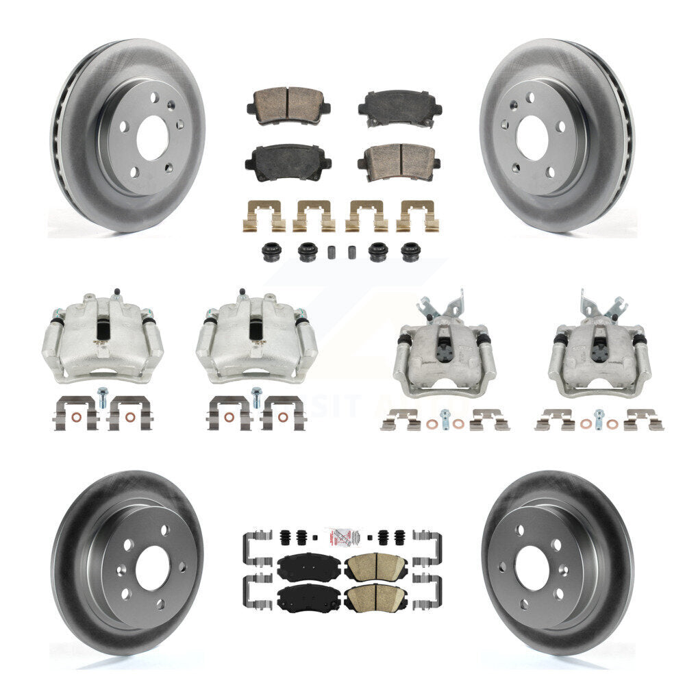 Transit Auto KCG-102841N Disc Brake Kit for 2013 Chevrolet Malibu - Front and Rear product image