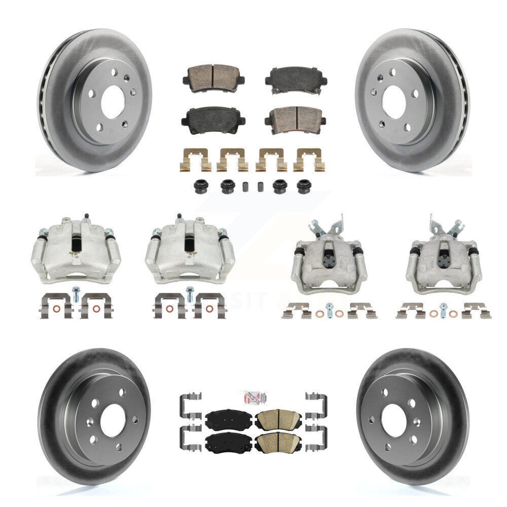 Transit Auto KCG-102842N Disc Brake Kit for 2013 Chevrolet Malibu - Front and Rear product image