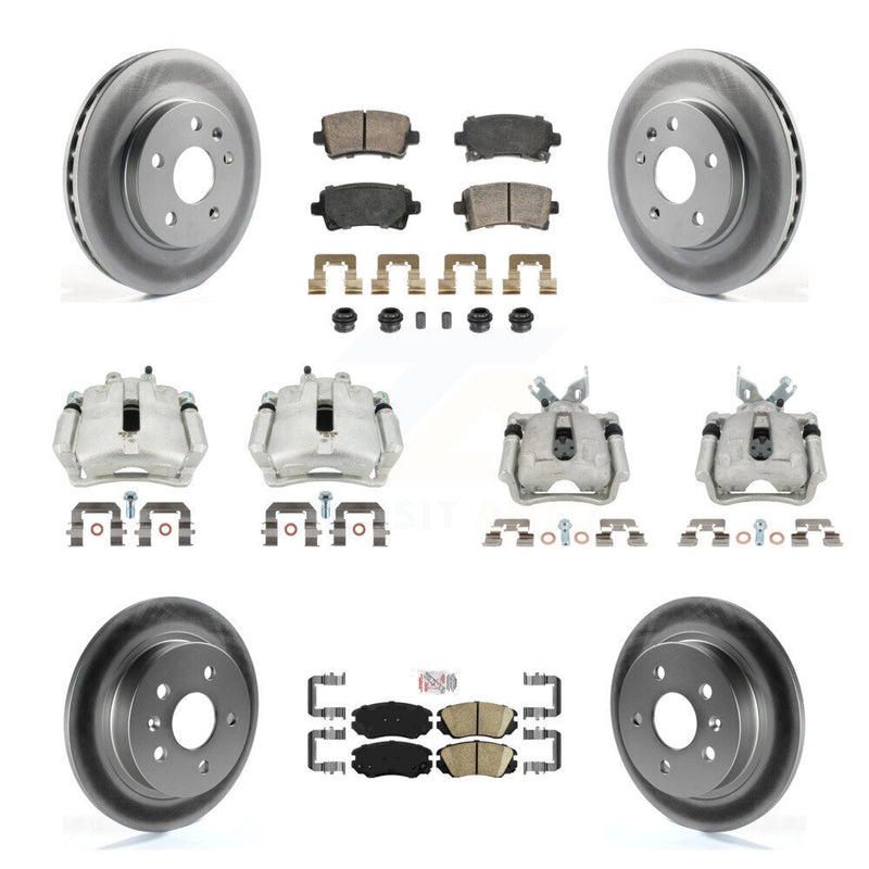 Transit Auto KCG-102842N Disc Brake Kit for 2013 Chevrolet Malibu - Front and Rear product image