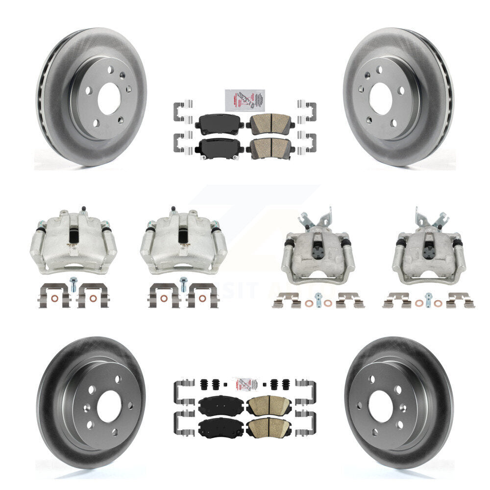 Transit Auto KCG-102843N Disc Brake Kit for 2013 Chevrolet Malibu - Front and Rear product image