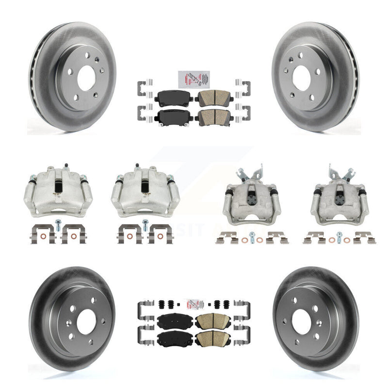 Transit Auto KCG-102843N Disc Brake Kit for 2013 Chevrolet Malibu - Front and Rear product image