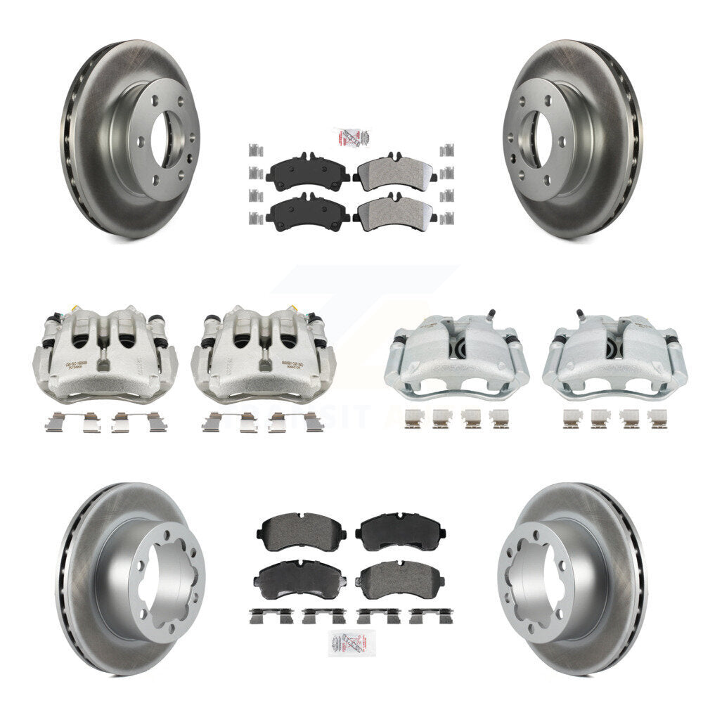 Transit Auto KCG-102848N Disc Brake Kit for 2007-2018 Freightliner Sprinter 3500, Mercedes-Benz Sprinter 3500XD, Mercedes-Benz Sprinter 3500 & more - Front and Rear product image