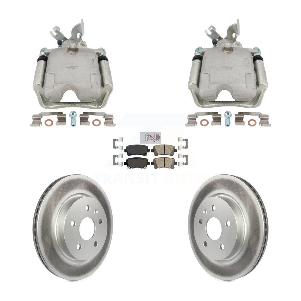 Transit Auto KCG-102861N Disc Brake Kit for 2011-2016 Chevrolet Malibu, Buick Regal - Rear product image