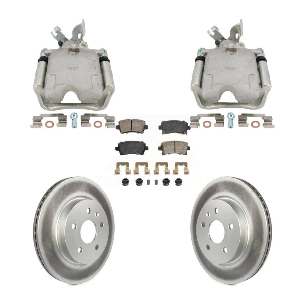 Transit Auto KCG-102863N Disc Brake Kit for 2011-2016 Chevrolet Malibu, Buick Regal - Rear product image