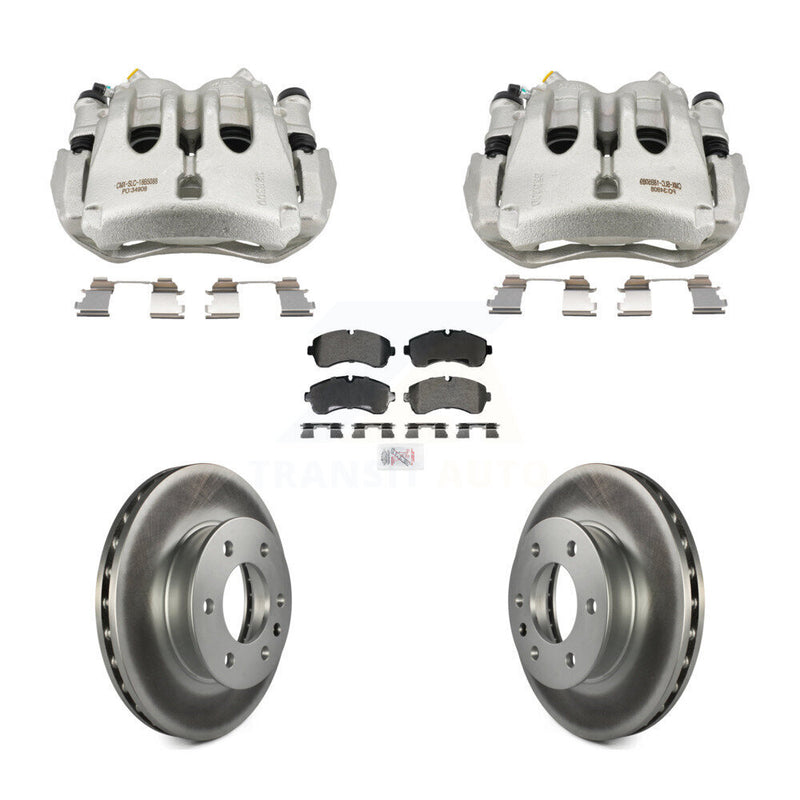 Transit Auto KCG-102874N Disc Brake Kit for 2007-2018 Mercedes-Benz Sprinter 3500XD, Mercedes-Benz Sprinter 3500, Dodge Sprinter 3500 & more - Front product image