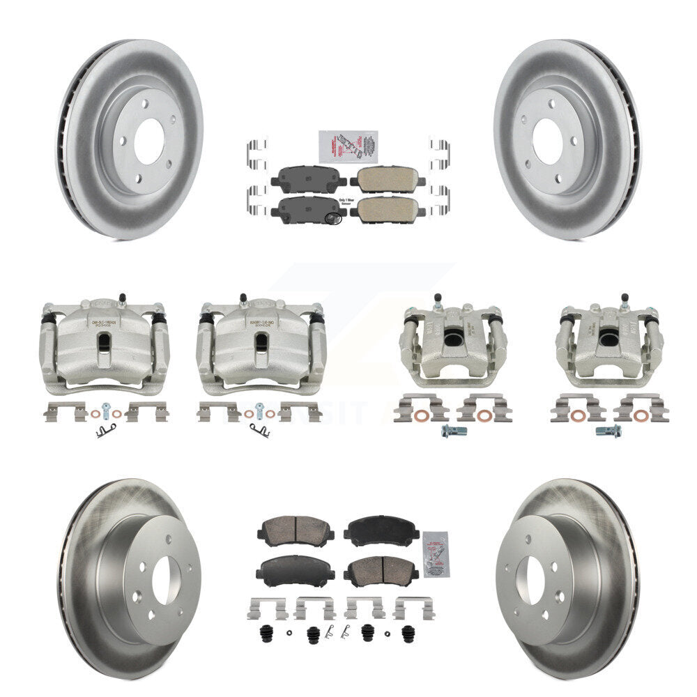 Transit Auto KCG-102879N Disc Brake Kit for 2008-2015 Nissan Rogue Select, Nissan Rogue - Front and Rear product image