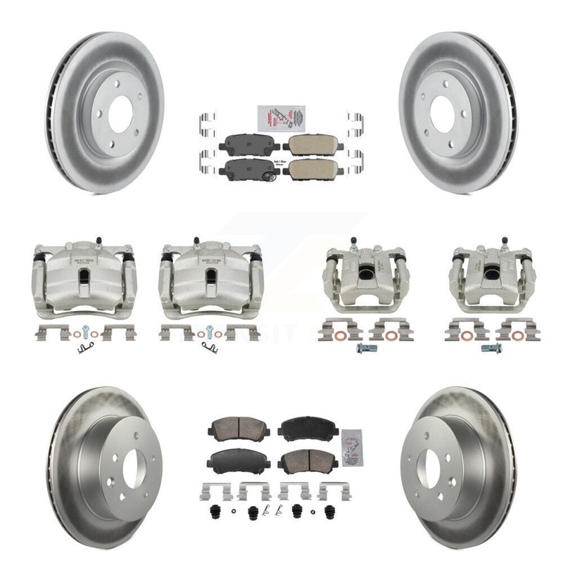 Transit Auto KCG-102879N Disc Brake Kit for 2008-2015 Nissan Rogue Select, Nissan Rogue - Front and Rear product image