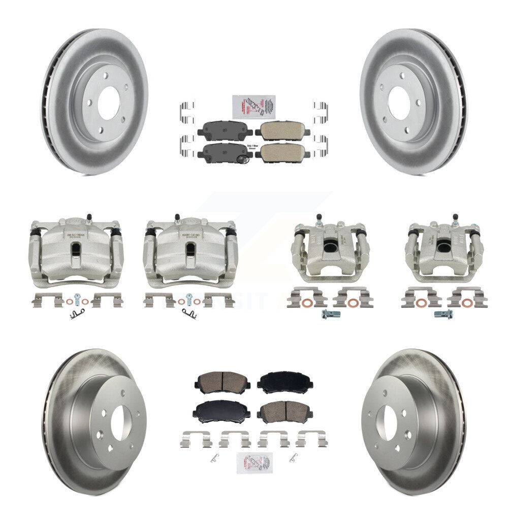 Transit Auto KCG-102880N Disc Brake Kit for 2008-2015 Nissan Rogue Select, Nissan Rogue - Front and Rear product image