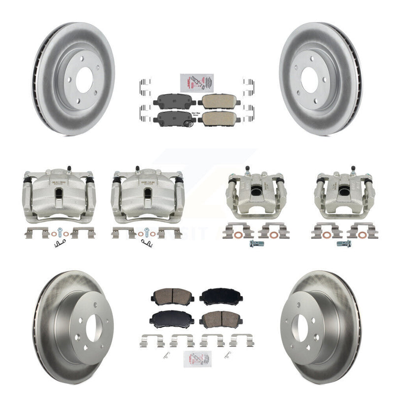 Transit Auto KCG-102880N Disc Brake Kit for 2008-2015 Nissan Rogue Select, Nissan Rogue - Front and Rear product image