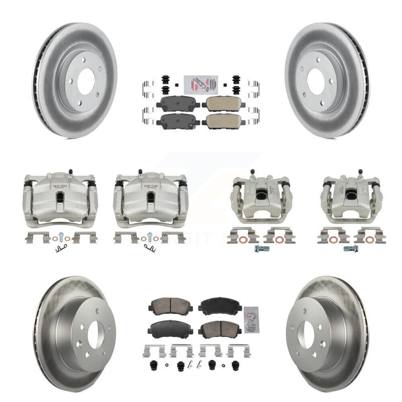 Transit Auto KCG-102881N Disc Brake Kit for 2008-2015 Nissan Rogue Select, Nissan Rogue - Front and Rear product image
