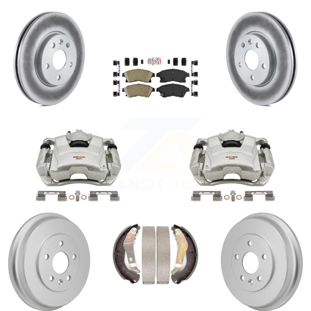 Transit Auto KCG-102896N Disc Brake Kit for 2012-2017 Chevrolet Sonic - Front and Rear product image