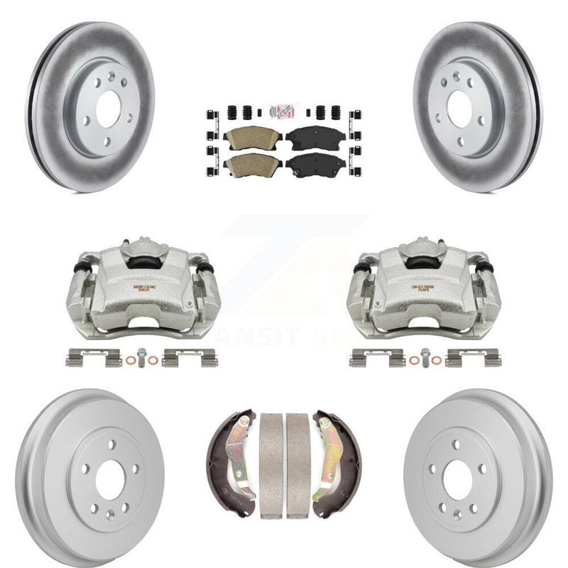 Transit Auto KCG-102896N Disc Brake Kit for 2012-2017 Chevrolet Sonic - Front and Rear product image