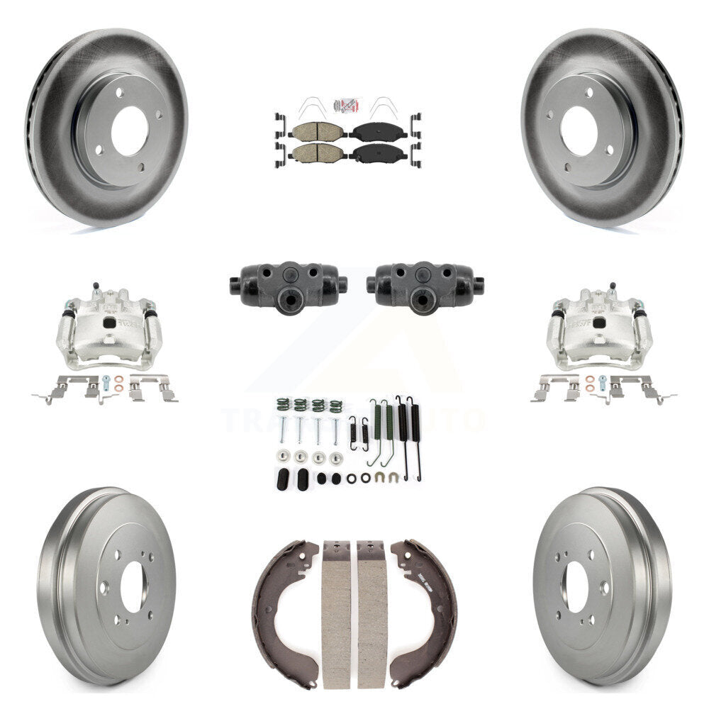 Transit Auto KCG-102916N Disc Brake Kit for 2008 Nissan Versa - Front and Rear product image