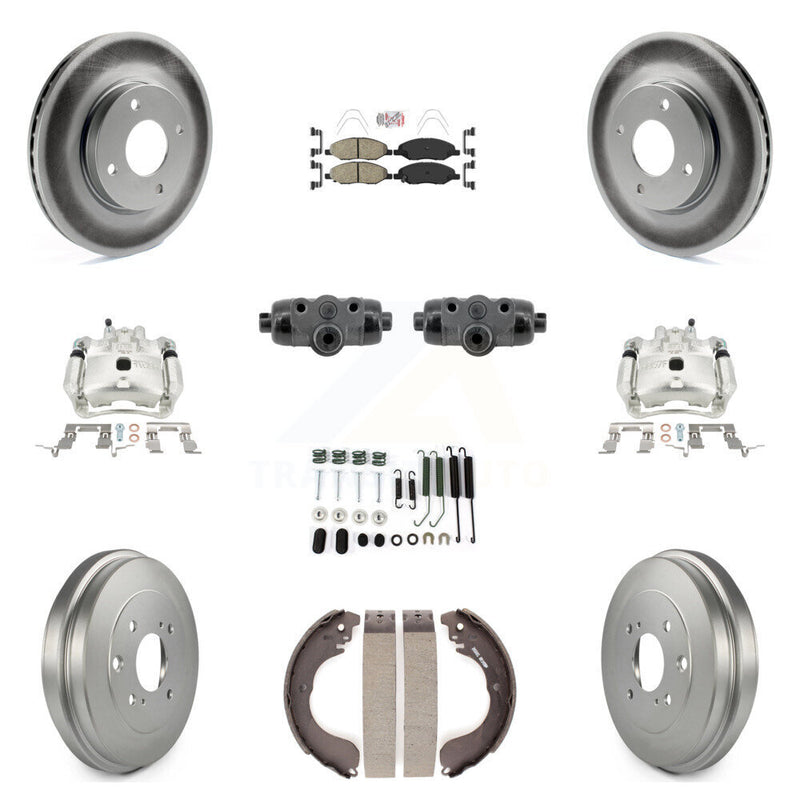 Transit Auto KCG-102916N Disc Brake Kit for 2008 Nissan Versa - Front and Rear product image