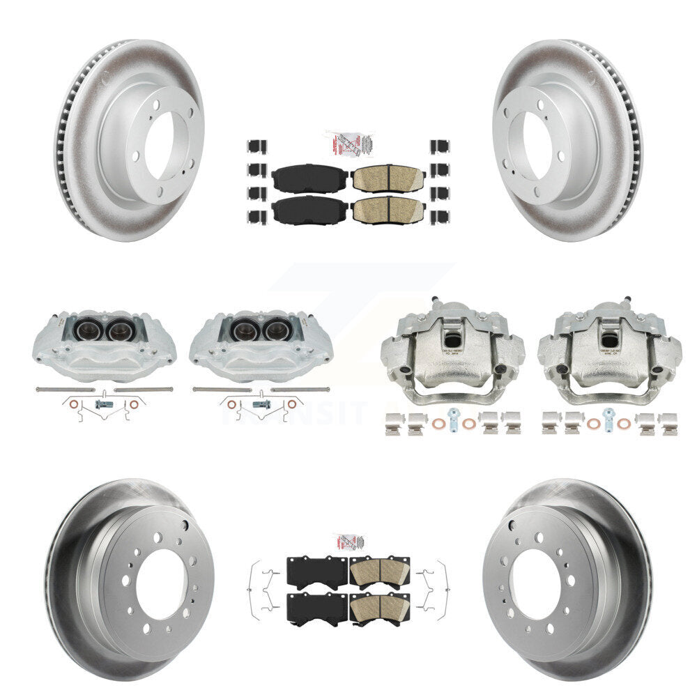 Transit Auto KCG-102928N Disc Brake Kit for 2008-2015 Lexus LX570, Toyota Land Cruiser - Front and Rear product image