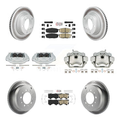 Transit Auto KCG-102931N Disc Brake Kit for 2008-2015 Lexus LX570, Toyota Land Cruiser - Front and Rear product image