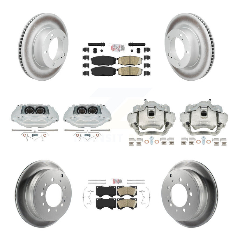 Transit Auto KCG-102931N Disc Brake Kit for 2008-2015 Lexus LX570, Toyota Land Cruiser - Front and Rear product image