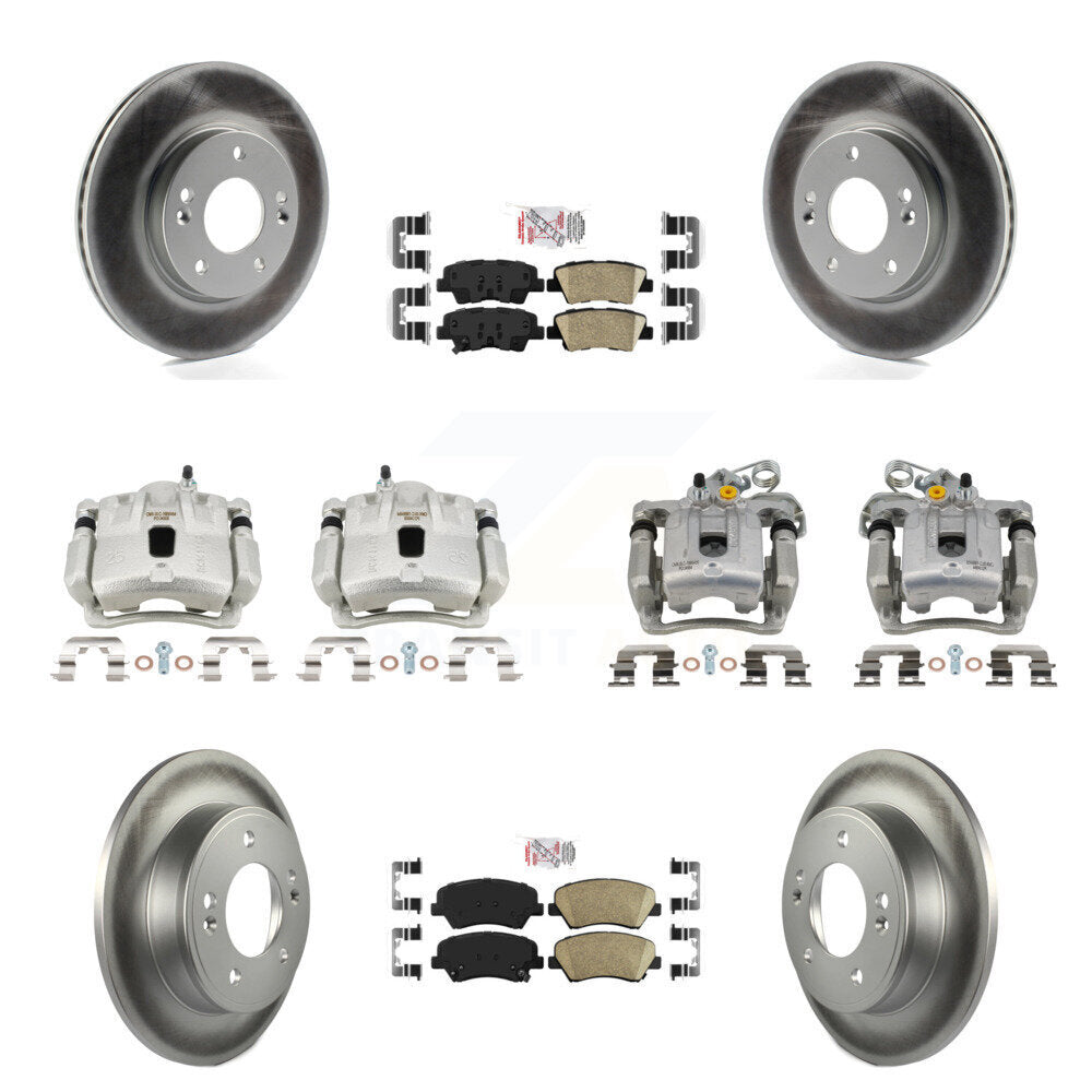 Transit Auto KCG-102933N Disc Brake Kit for 2013-2016 Hyundai Elantra, Hyundai Elantra Coupe - Front and Rear product image