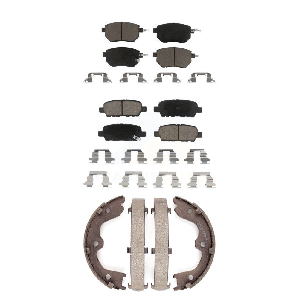 Transit Auto KCN-100002 Disc Brake Pad for 2003-2008 INFINITI FX35, INFINITI FX45, Nissan Altima & more - Front and Rear product image