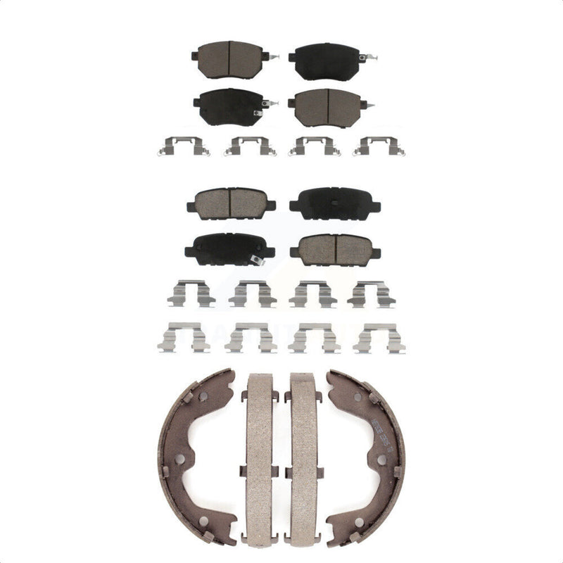 Transit Auto KCN-100002 Disc Brake Pad for 2003-2008 INFINITI FX35, INFINITI FX45, Nissan Altima & more - Front and Rear product image