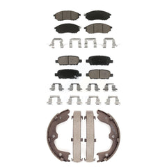 Transit Auto KCN-100003 Disc Brake Pad for 2005-2015 INFINITI QX50, INFINITI EX37, INFINITI G25 & more - Front and Rear product image